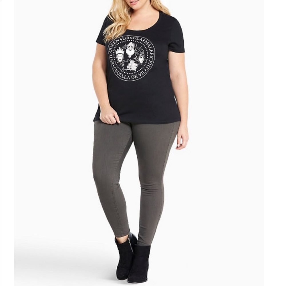 NWT Torrid Disney Villains Seal Tee Top Sz 0X